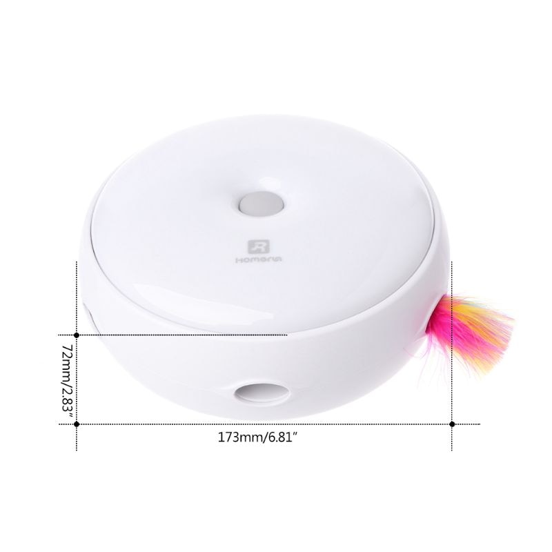 Pet Toy Cat Catching Mouse Game Disc Cats Toys Funny Disk Electric Smart Turntable