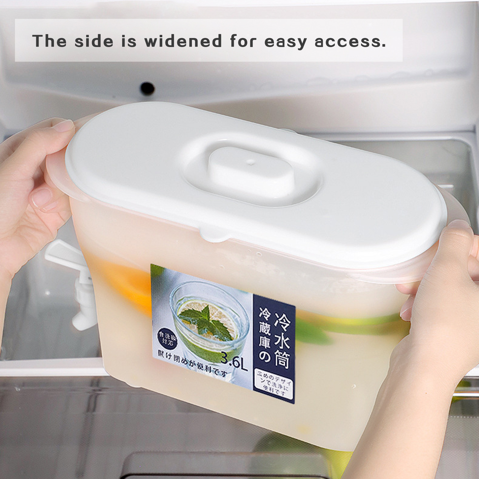 Cold Kettle Fruit Teapot Water Pot Jug With Faucet Large Capacity Plastic Cool Water Bucket Kitchen Drinkware For Kitchen