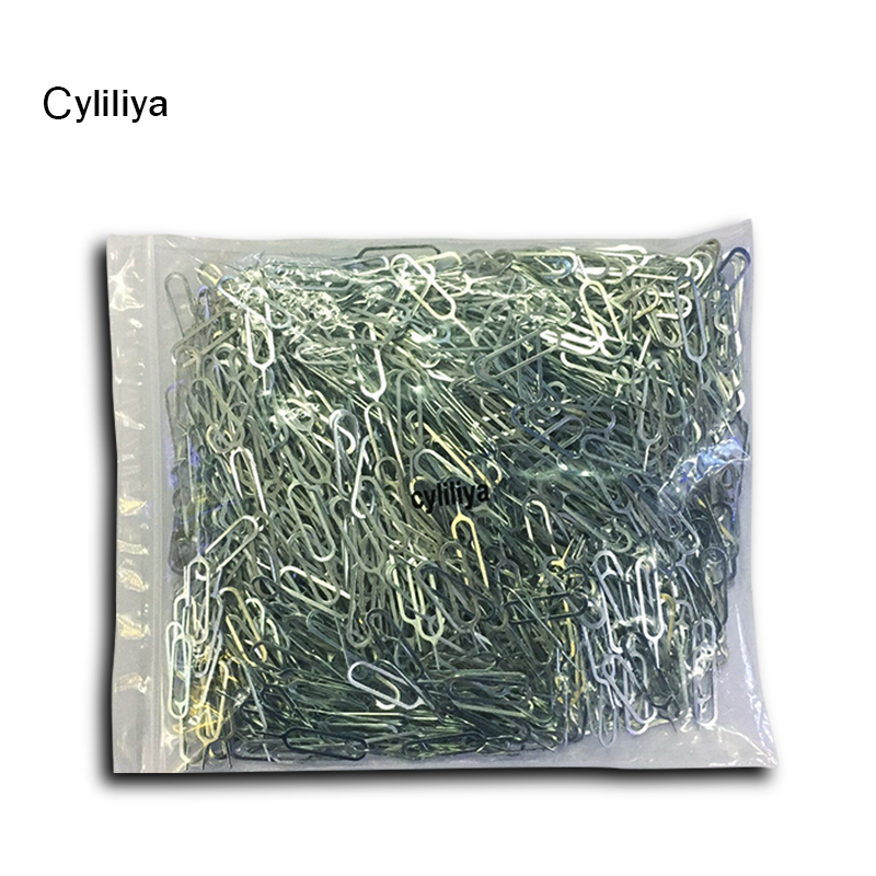 cyliliya Metal Sim Eject Pins SIM Card Eject Tool Needle Pin For for iPhone 7 6 5 5S For Mobile phones 1000pcs/lot free post