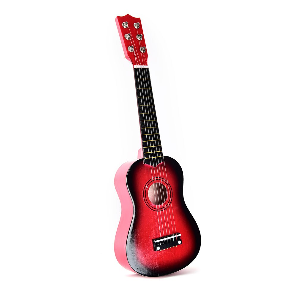 Beginner Children 21" Ukulele Instrument String Guitar+String+Pick: Red