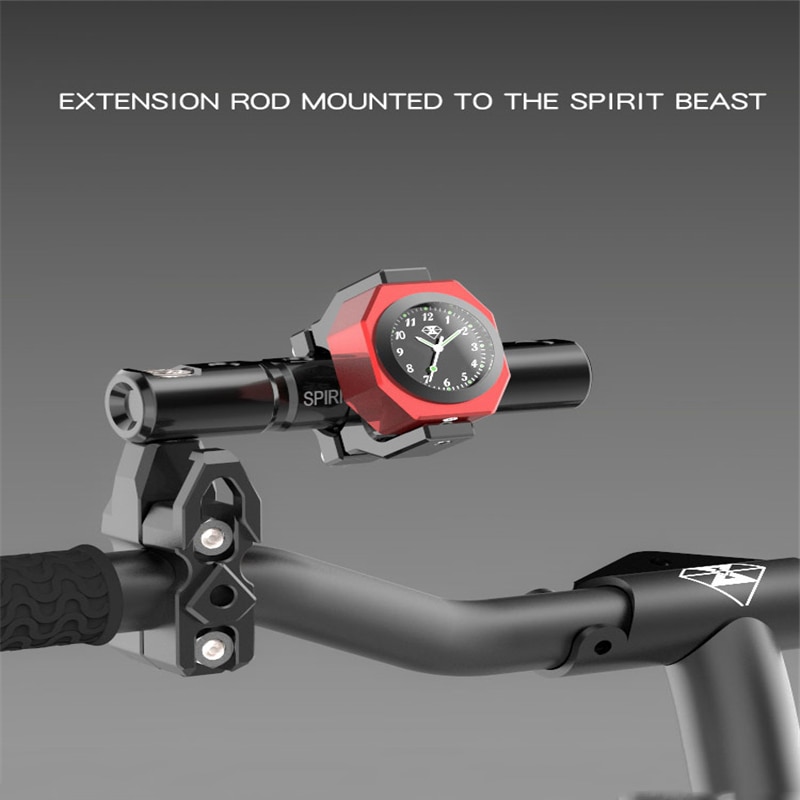 Moto Motocross moto étanche température lumineuse universelle guidon monture horloge moto montre thermomètre