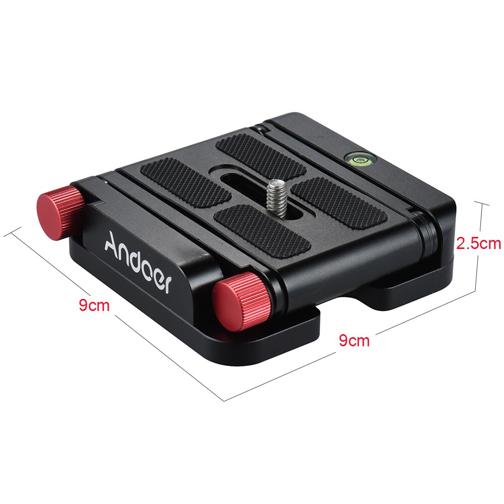 Andoer Z vormige Quick Release Plaat Opvouwbare Camera Desktop Houder Tilt Hoofd voor Canon Nikon Sony Pentax DSLR Video Slider