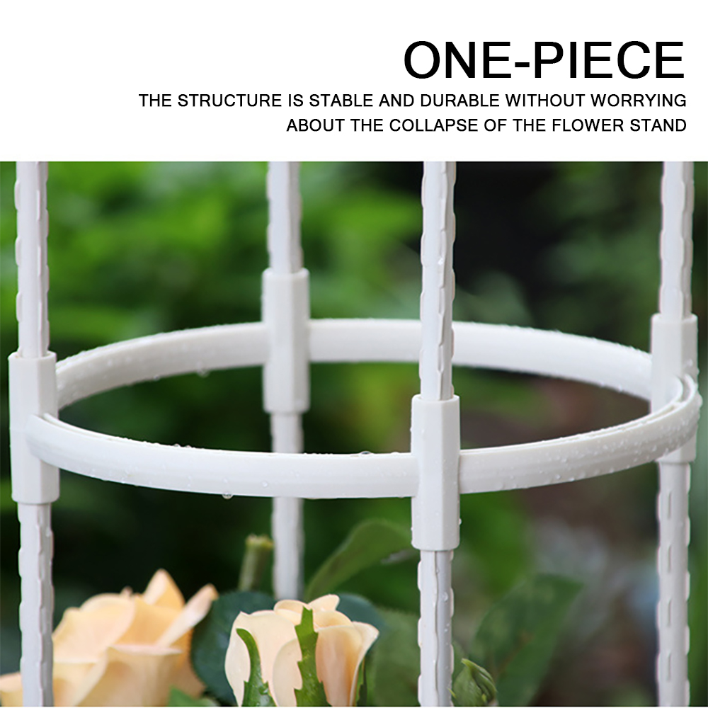 Plant Klimrek Outdoor Bloem Stand Tuin Obelisk Trellis Draagbare Plant Ondersteuning Toren Europese Bloem Stand