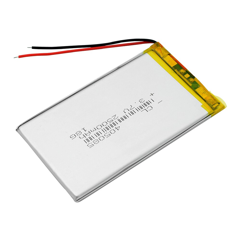3.7V 2500mAh Li-polymer Battery 405085 For MP4 MP5 DVD GPS Camera Lipo li-ion Lithium Li-polymer Battery Replacement Battery: 4 x Battery