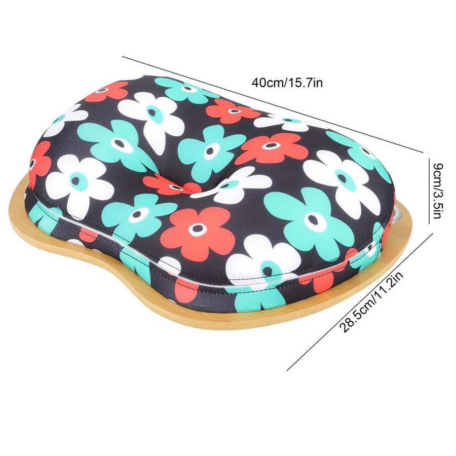 Soporte de escritorio para cama de ordenador portátil, almohada para oficina, Mini soporte portátil para mesa de ordenador portátil con cojín, almohada para cama para uso en el hogar y la Oficina: B