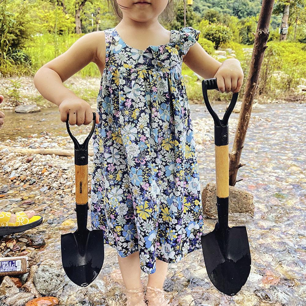 Beach Shovel Small Round Digging Shovel Kids Mini Snow Shovel Spade Sand Shovel Outdoor Engineer Shovel Toys Planting Shovel