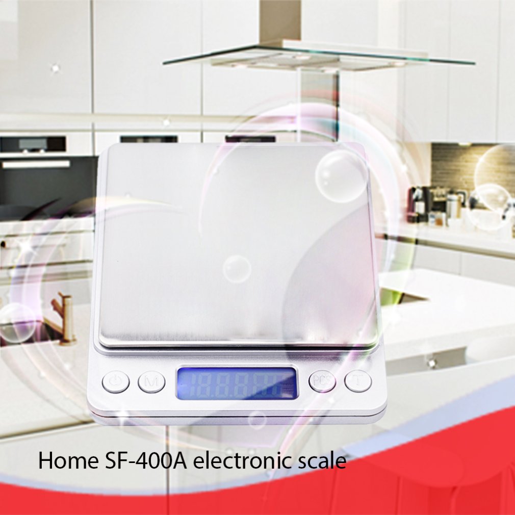Mini 3Kg 0.1G Digital Kitchen Scales With LCD Display Counting Weighing Electronic Balance Scale Sf-400A
