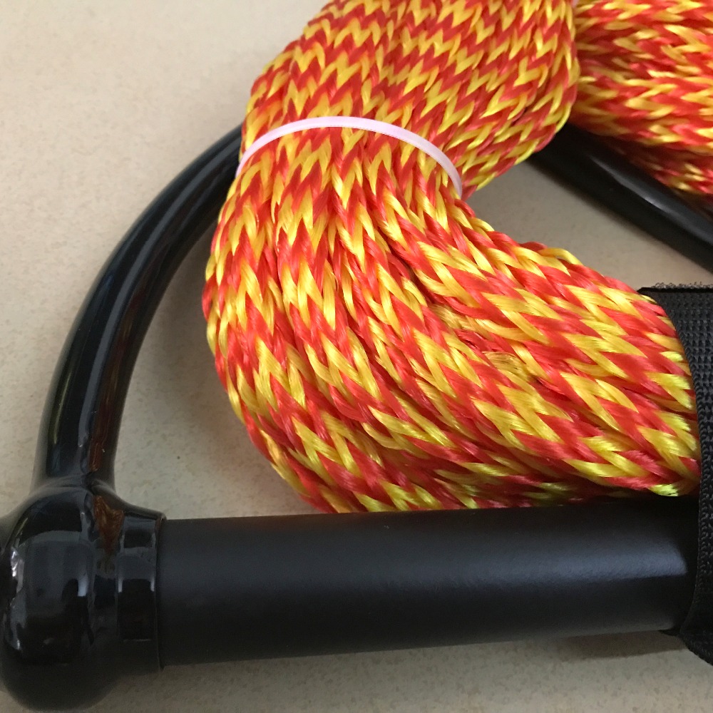 Wasser Ski Wakeboard Seil mit Griff Grip für Leine Knie Internat Waterski 1000kg 23 Meter 10mm Sicherheit Surfen euquipment