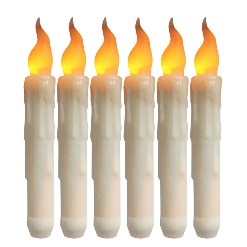 1 oder 2 Stück 16,5 zoll Fernbedienung Dekorative Flammenlose Kerzen, batterie angetrieben Lange Glücklich Geburtstag Leuchter Für Neue Jahr