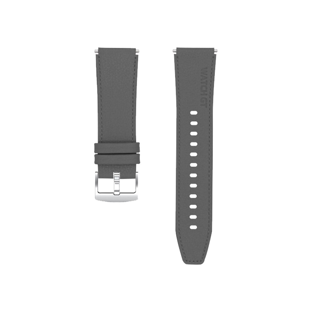 Läderrem för huawei klocka  gt 2 pro armband klockband för huawei  gt2 pro band armband utbytbara tillbehör: Grå