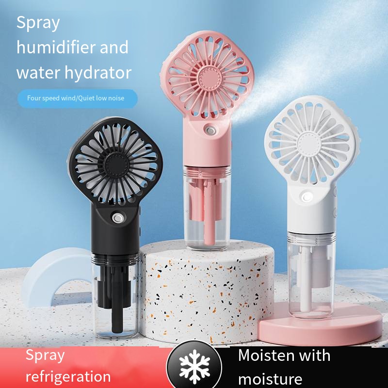 Neue Modelle Handheld Mini-Lüfter USB wiederauf ladbare tragbare Luftbe feuchter Nebel kühler Kühl sprühen Luftbe feuchter Lüfter für Zuhause/Büro/Wohnheim