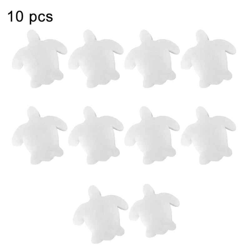 10 pièces tortue forme piscine mousse éponge filtre baignoire Spa huile absorbant boue outil de nettoyage