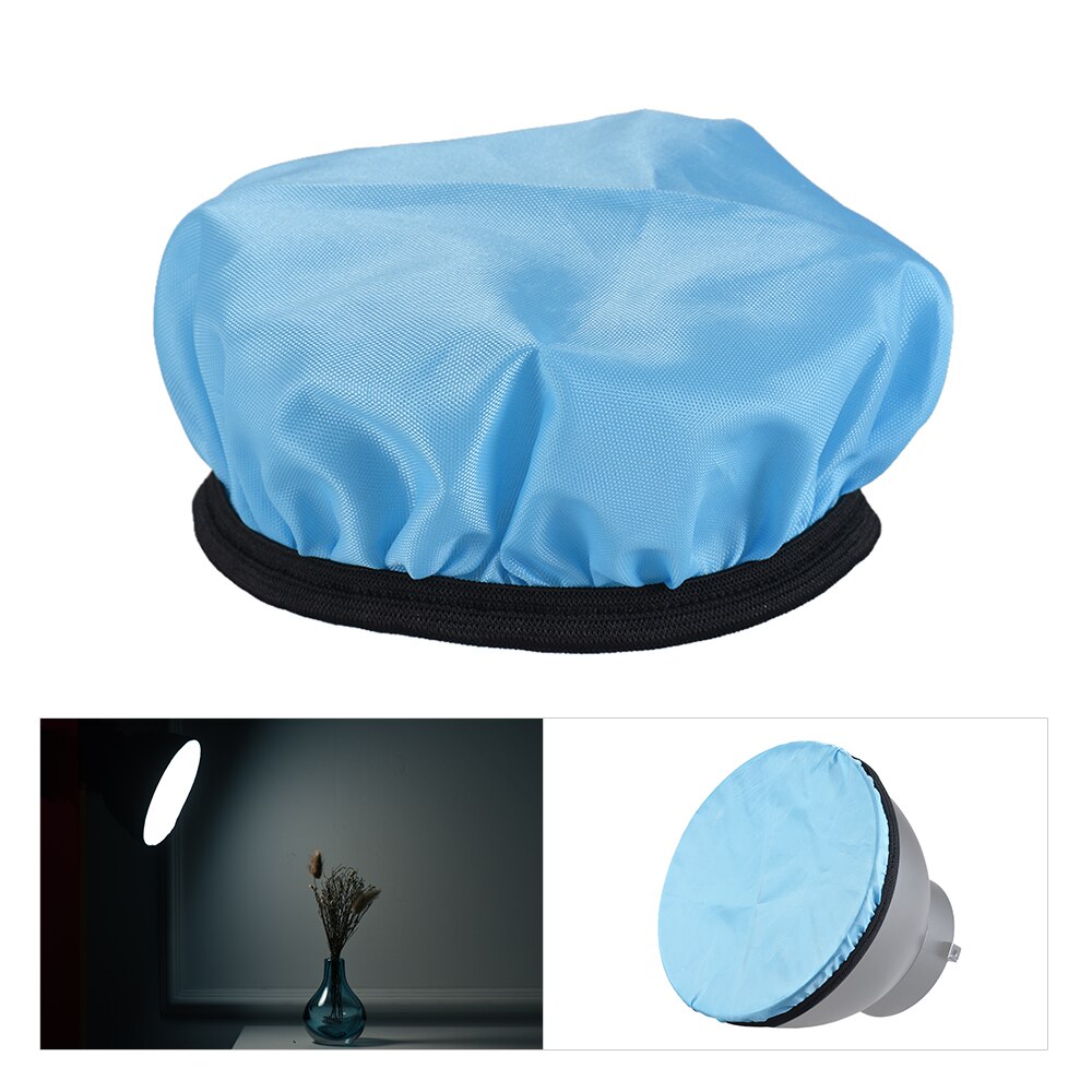 Fotostudio Licht Soft Diffuser Doek voor 7 "180mm Standaard Studio Strobe Reflector Fotografie Verlichting Soft Diffuser