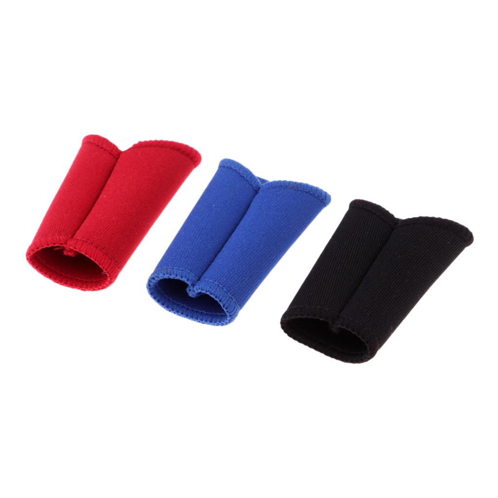 3Pieces Neoprene Finger Protective Sleeves Fingers Guard Gear Volleyball Sport