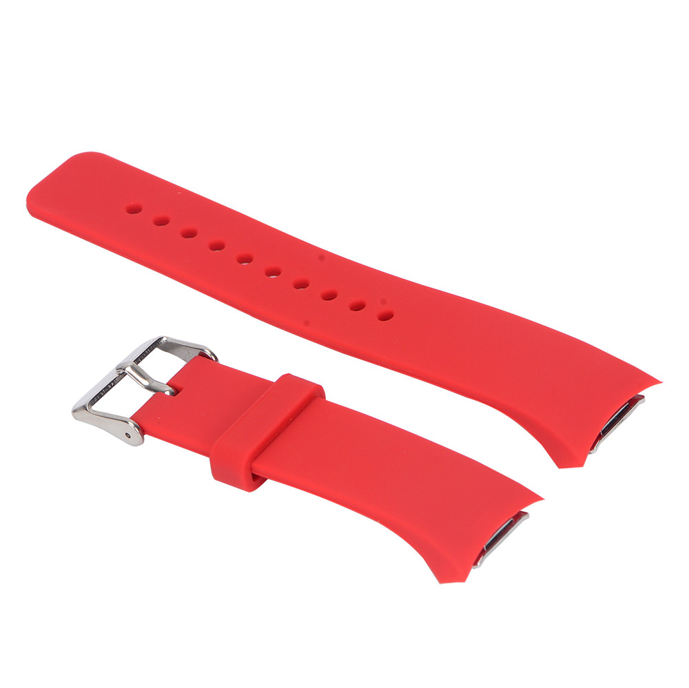 For Samsung Gear S2 R720 watch strap Replacement Silicone Solid color sport watchband Straps For Gear S2 SM-R720 smart watchband