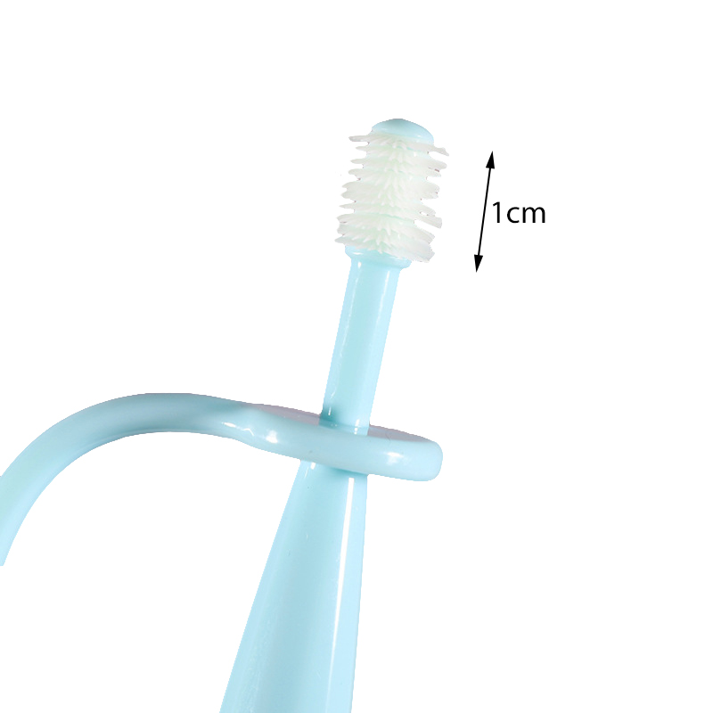 Spazzolino da denti per bambini spazzolino da denti per bambini con manico grande spazzola morbida di sicurezza per bambini igiene orale spazzole per denti articoli per bambini