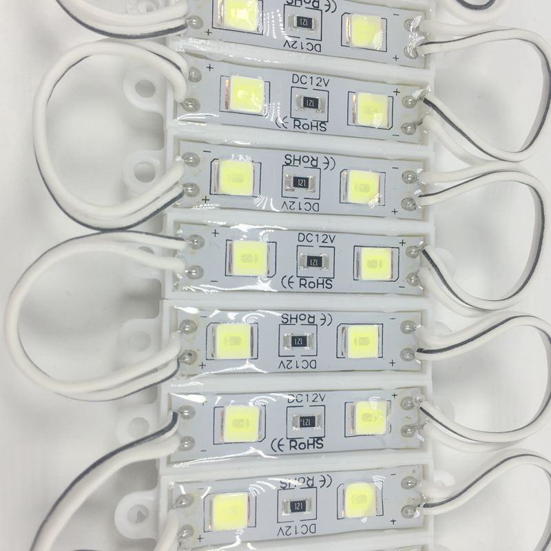 100pcs/lot Mini led module DC12V 5054 2 LED Modules Waterproof Led Backlight for Advertising Brighter than 5050 3528