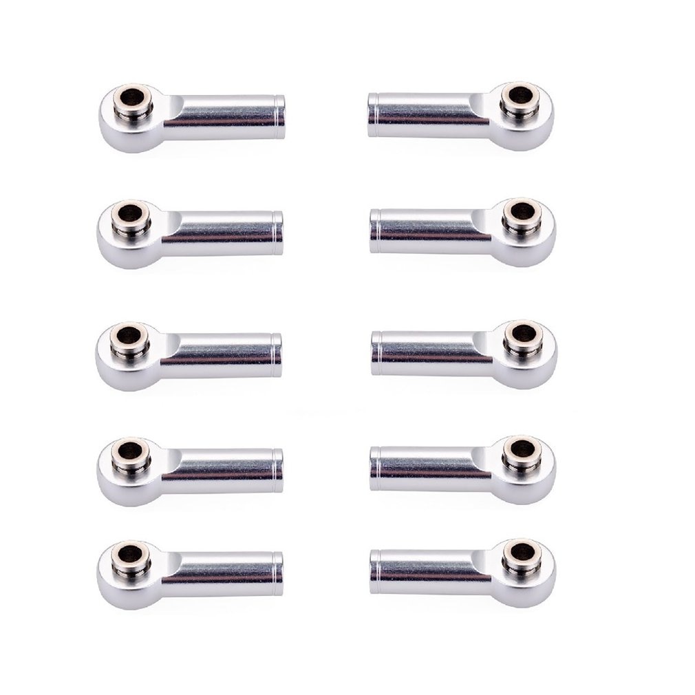 10Pcs M4 Metalen Tie Push Link Rod End Joint Ball Head Holder Voor 1/8 & 1/10 Rc Truck Buggy crawler Auto Accessoire