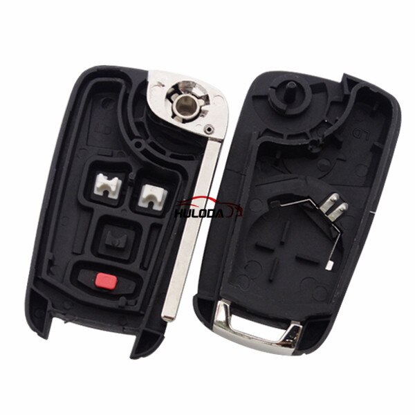 Para original chevrolet 2 + 1 botão chave remota com 434mhz 5wk50079 95507070 chip (hita g2) nxpf41e30 ds59906 tnd4192