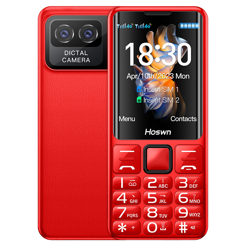 Mini  i79 (h6)  ouderen 2g mobiele telefoon 2.4 inch tft-scherm 32mb ram zaklamp dual sim engels toetsenbord mobiele telefoon