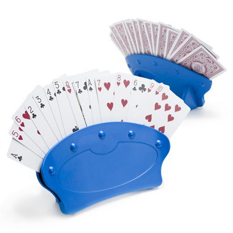 Spillekortholdere doven poker basisspil organiserer hænder til let spil jul fødselsdagsfest poker sæde spillekortstand