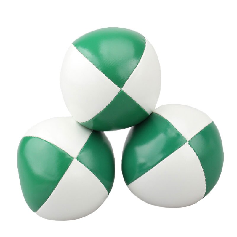 Balle de jonglage professionnelle, 3 pièces, balle de lancer acrobatique, jouet éducatif pour enfants, sport amusant, en Pu souple,: C-Set
