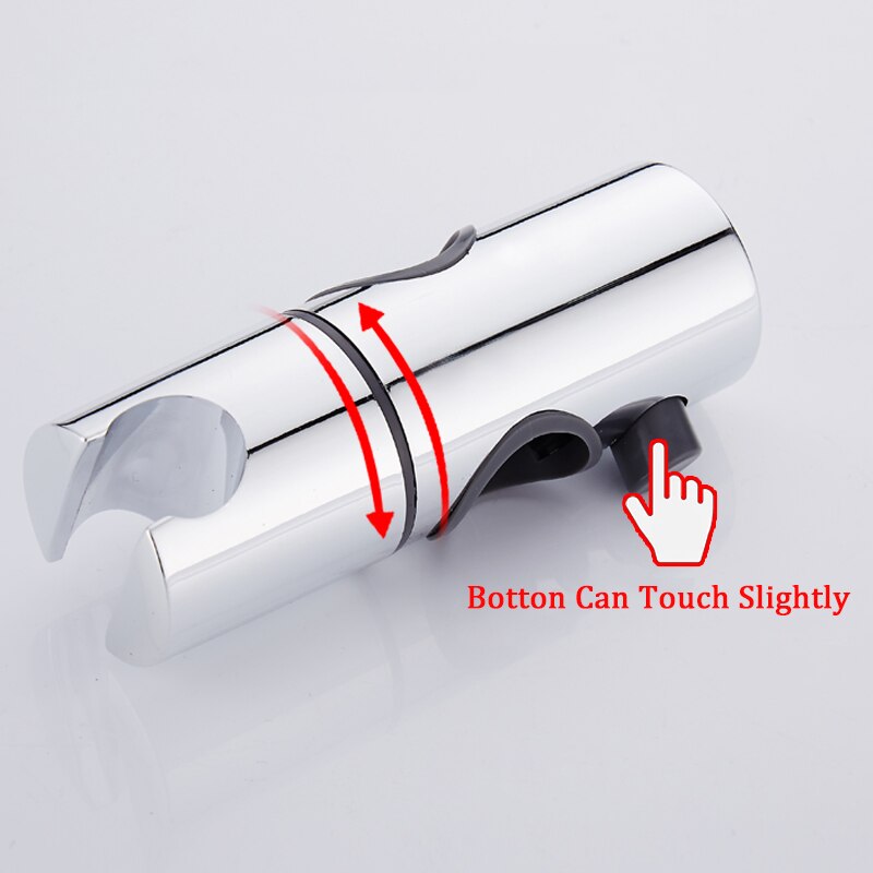 Shower Mounting Brackets 25mm Chrome Shower Rail Adjuster Slider Head Holder Height Bracket Aqualisa For Shower Accessories 9267