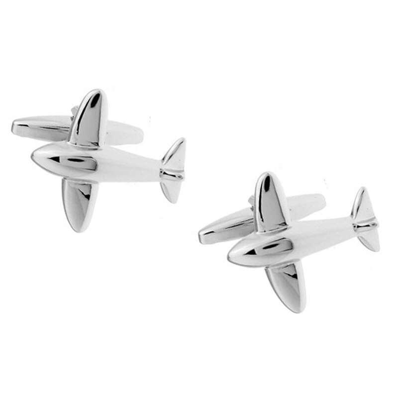 Heiße Verkäufe Lustige Manschettenknöpfe Hemd Manschettenknöpfe flugzeug Manschettenknöpfe flugzeug Cufflings Männer Schmuck Tropfenverschiffen 200