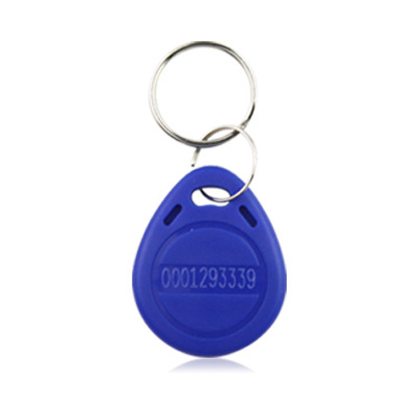 100pcs RFID Tag Access Control Card No.2 ID Keychain Community Access Card 125KHz Proximity Key Fob Access Control Smart Card: 100pcs blue