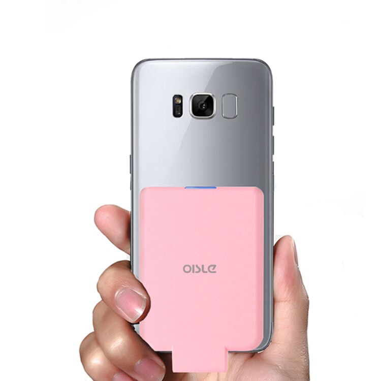 OISLE Portable Mini Special Power Bank Suitable For Samsung S9/S10+/S20/S21 U/Note20/Note10+/Note21 External Battery Powerbank: 4500mah--pink