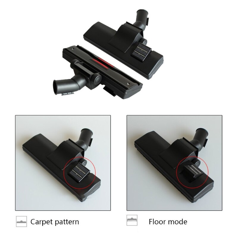 Universele stofzuiger dubbele borstel tapijt vloer mondstuk reiniger onderdelen vervangende kop efficiënte reinigingstool  u1je
