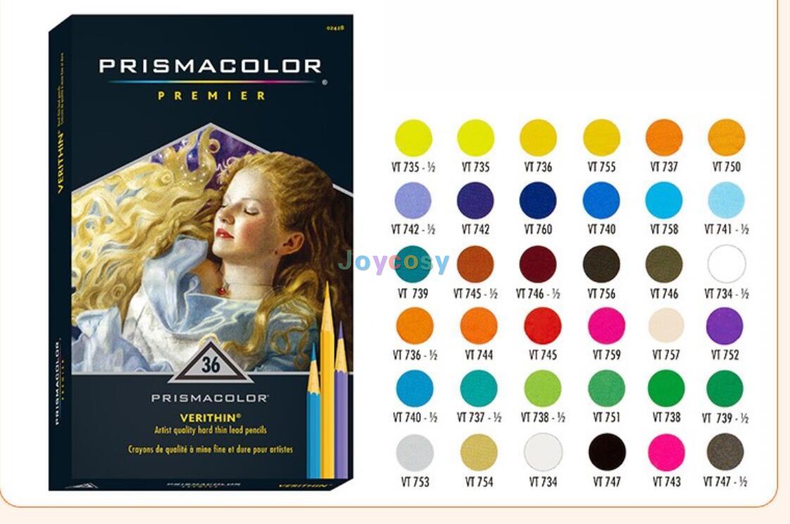72 150 Prismacolor Artist Color Pencils Set Soft Core Colored Pencil Colores Profesionales Crayon De Couleur School Art Supplies: 36 hard cores