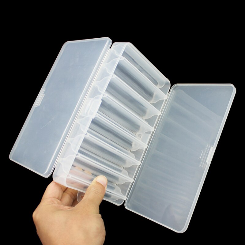 Double Side 14 Compartimenten Vissen Lokken Box Voor Minnow Garnalen Aas Lepel Lokt Storage Case Container Visgerei Doos