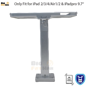 Misura per ipad POS Montaggio A Parete Del Supporto Da Tavolo con Serratura di Sicurezza specializzata telaio custodia Anti-Furto del supporto per ipad air Pro 9.7