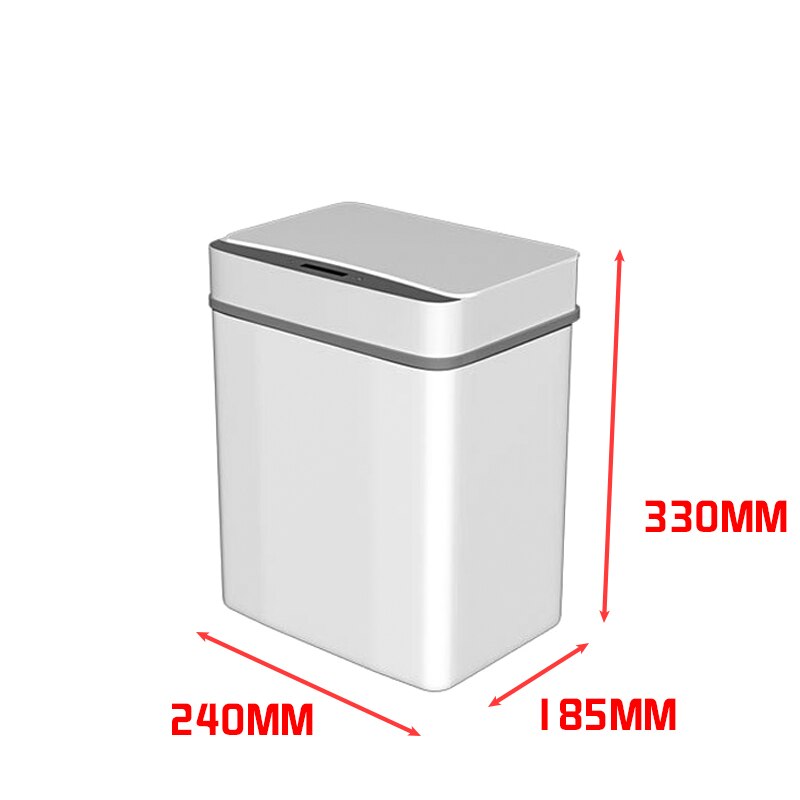 15l smart skraldespand automatisk induktion clamshell skraldespand klassificering husstand kontor køkken toilet dedikeret skraldespand