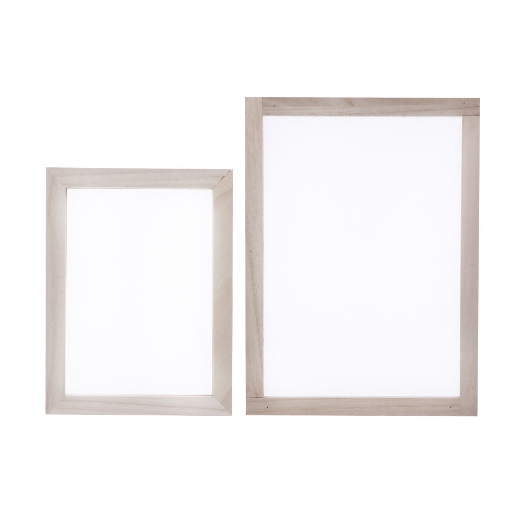 2Pcs Paper Making Frame Traditional Classic Screen Printing Frame Paper Making Mould
