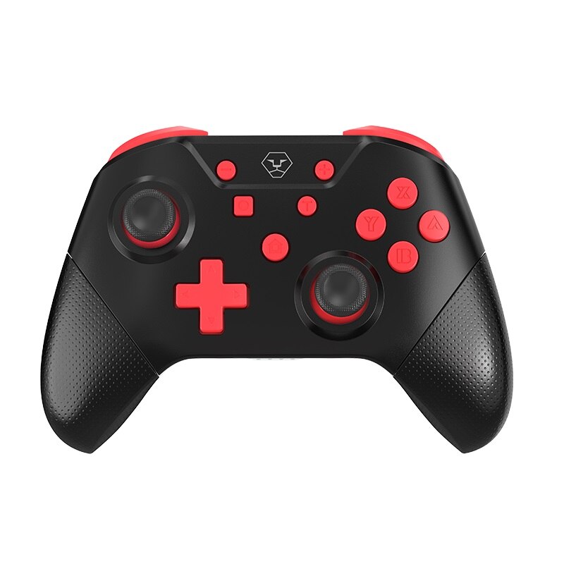 Draadloze Bluetooth Pro Gamepad Voor N-Schakelaar Ns-Switch Console Draadloze Gamepad Video Game Usb Joystick Schakelaar Pro controller: black red