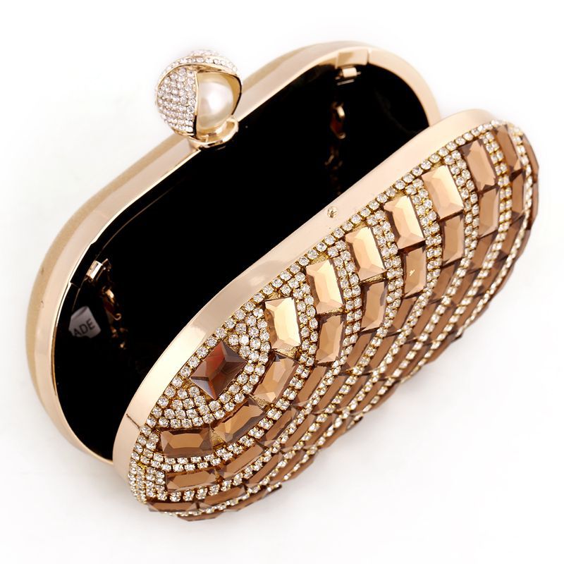 Diamond Evening Clutch Bag For Women Luxury Glass Drill Clutch Purse Chain Shoulder Bag Small Clutches Ladies Party Handbag