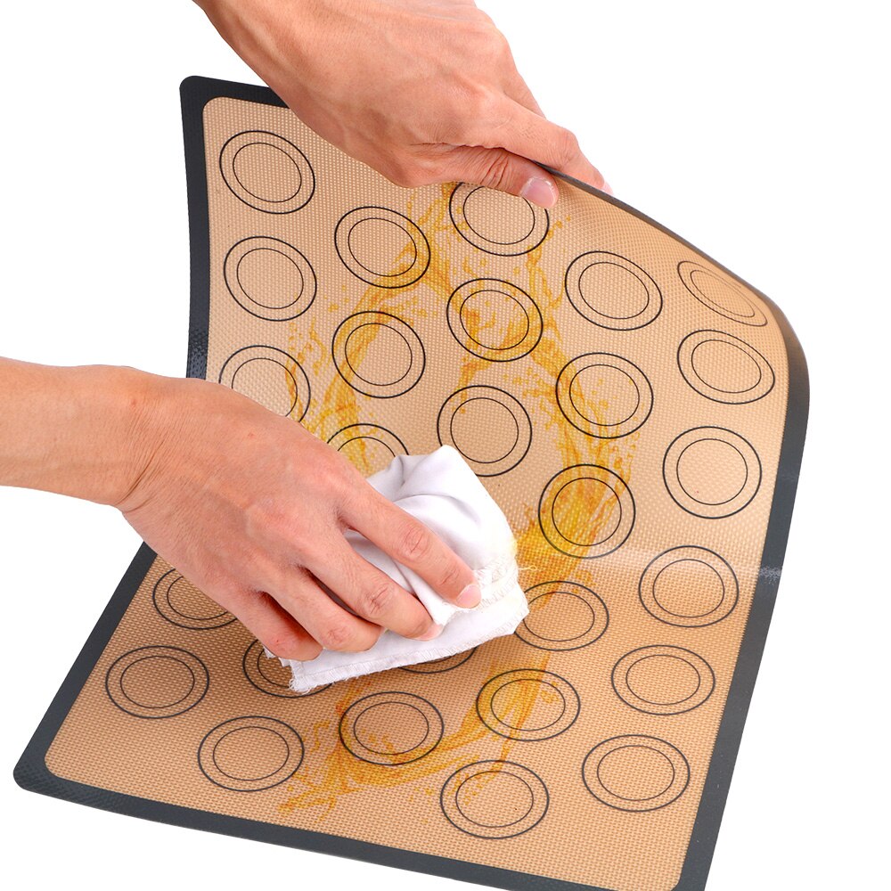 Hilife cake pad antiaanbak deegmat voor cake koek macaron bakplaat bakvorm mat siliconen bakmat pad