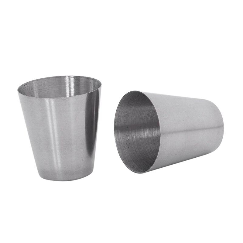 4 Stuks Rvs Cups Mok Met Pu Cover Case Koffie Thee Bier Camping Tumbler