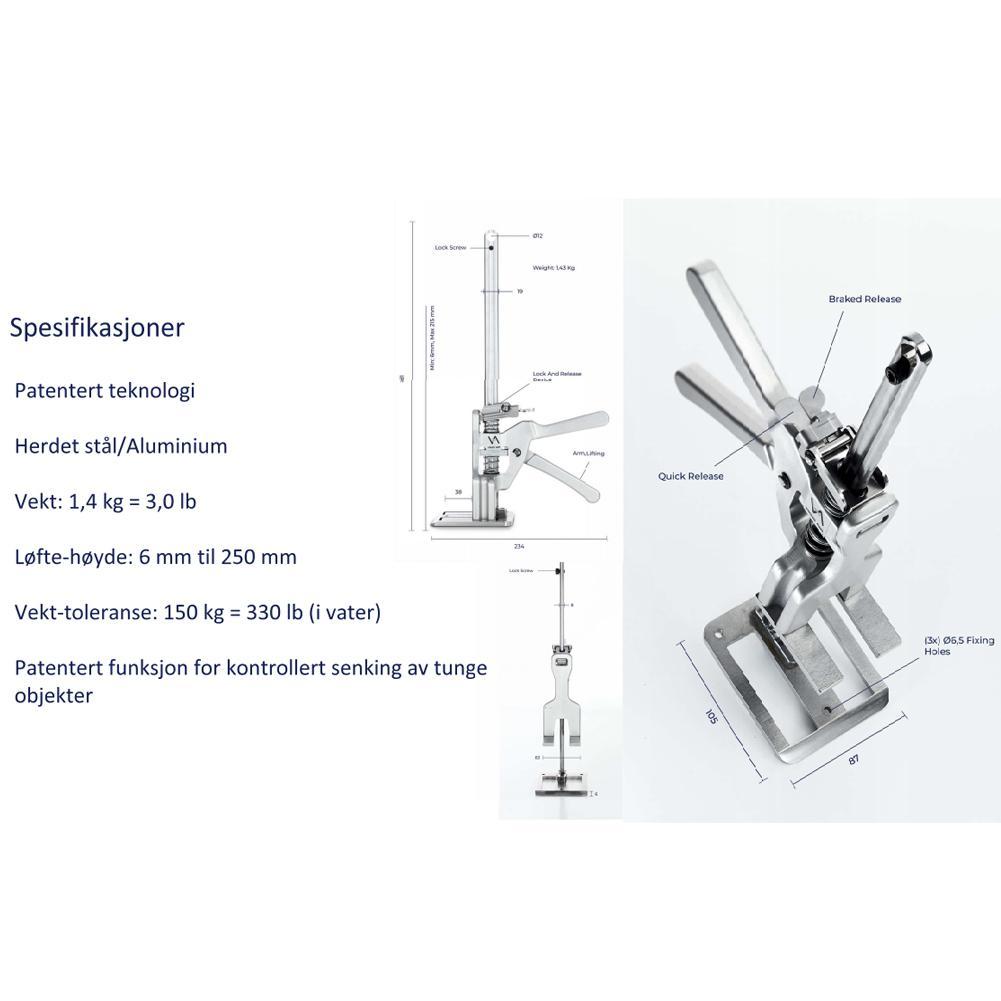 Arbeidsbesparende Arm Handgereedschap Herramientas Deur Gebruik Board Lifter Kast Jack Multifunctionele Pleister Vel Reparatie Anti Slip Tool