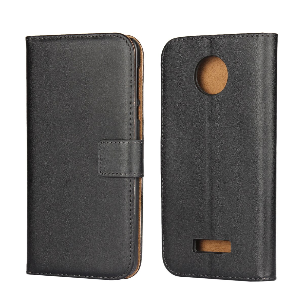 Pu Leder flip Telefon Fall für Motorola Moto Z/Z Spielen/Z2 Spielen Telefon Fall für Motorola Moto M C/C Plus Fall retro holster: for Moto M / Case add Glass Film