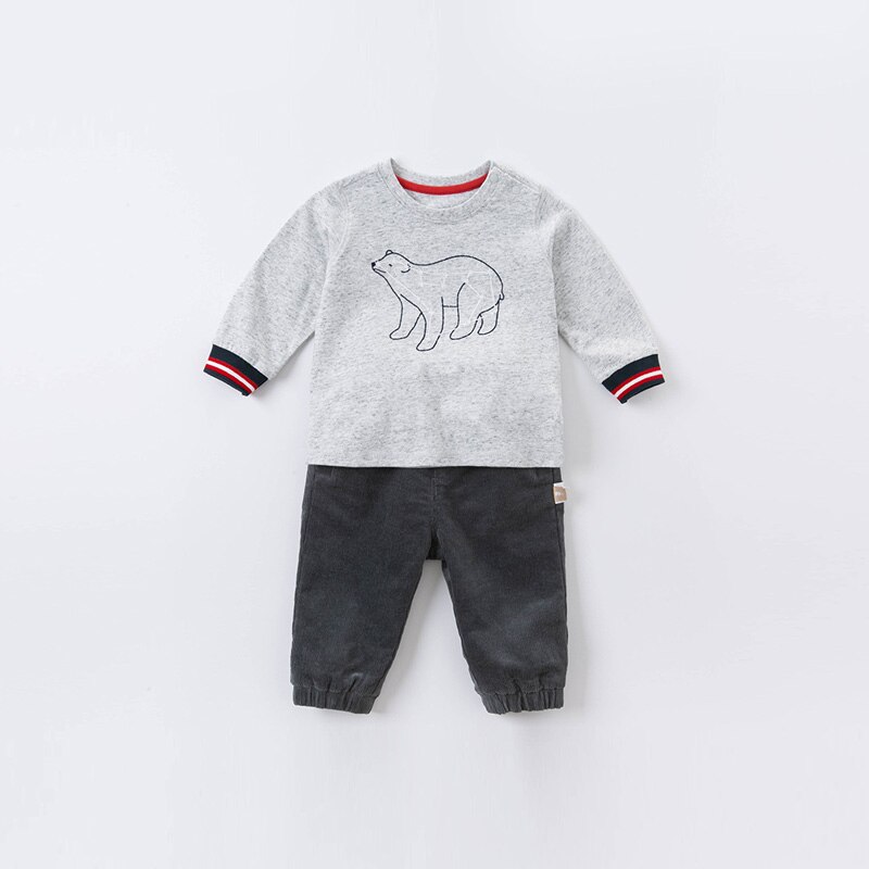 DBA14676 dave bella autunno del bambino dei ragazzi bello del fumetto a strisce T-camicia per bambini ragazzi dei capretti di modo di modo magliette