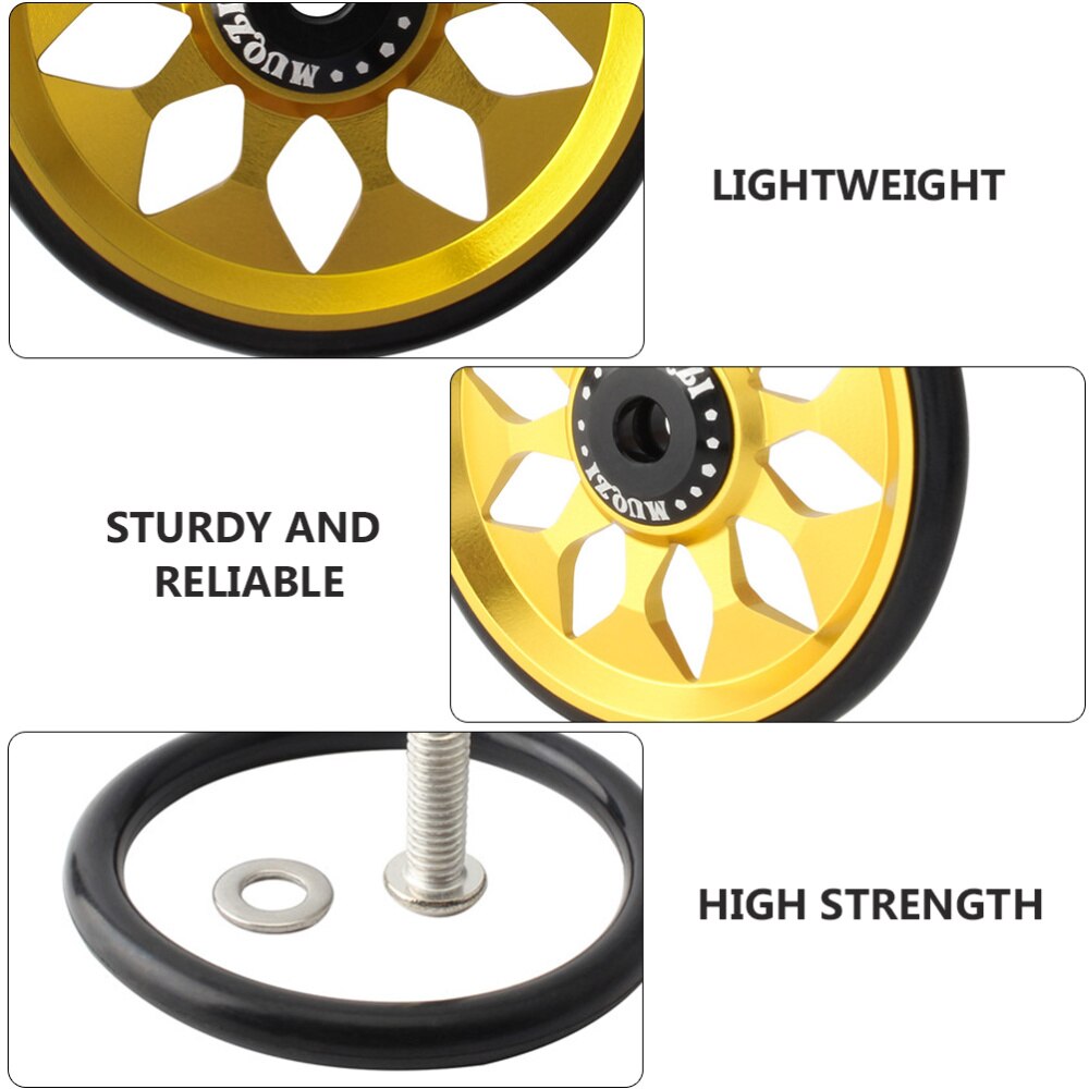 1 Set CNC Easy Wheel Folding Bike Aluminium Alloy Wheel Compatible with Brompton