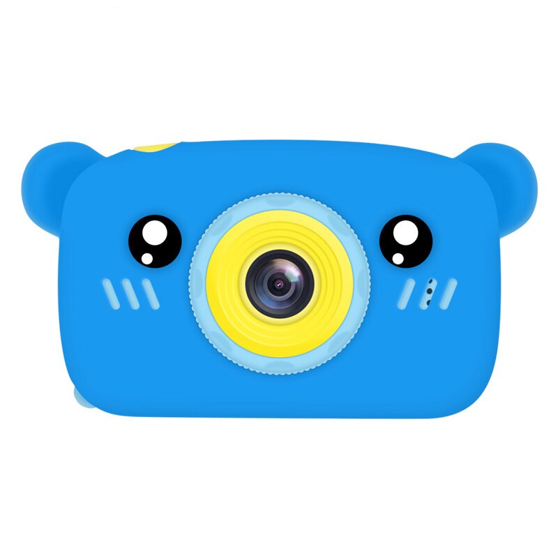Kids Mini Kind Camera Hd Digitale Camera 2 Inch 1920 Hd Leuke Cartoon Camera Speelgoed Kinderen 1600W kind Speelgoed: Goud