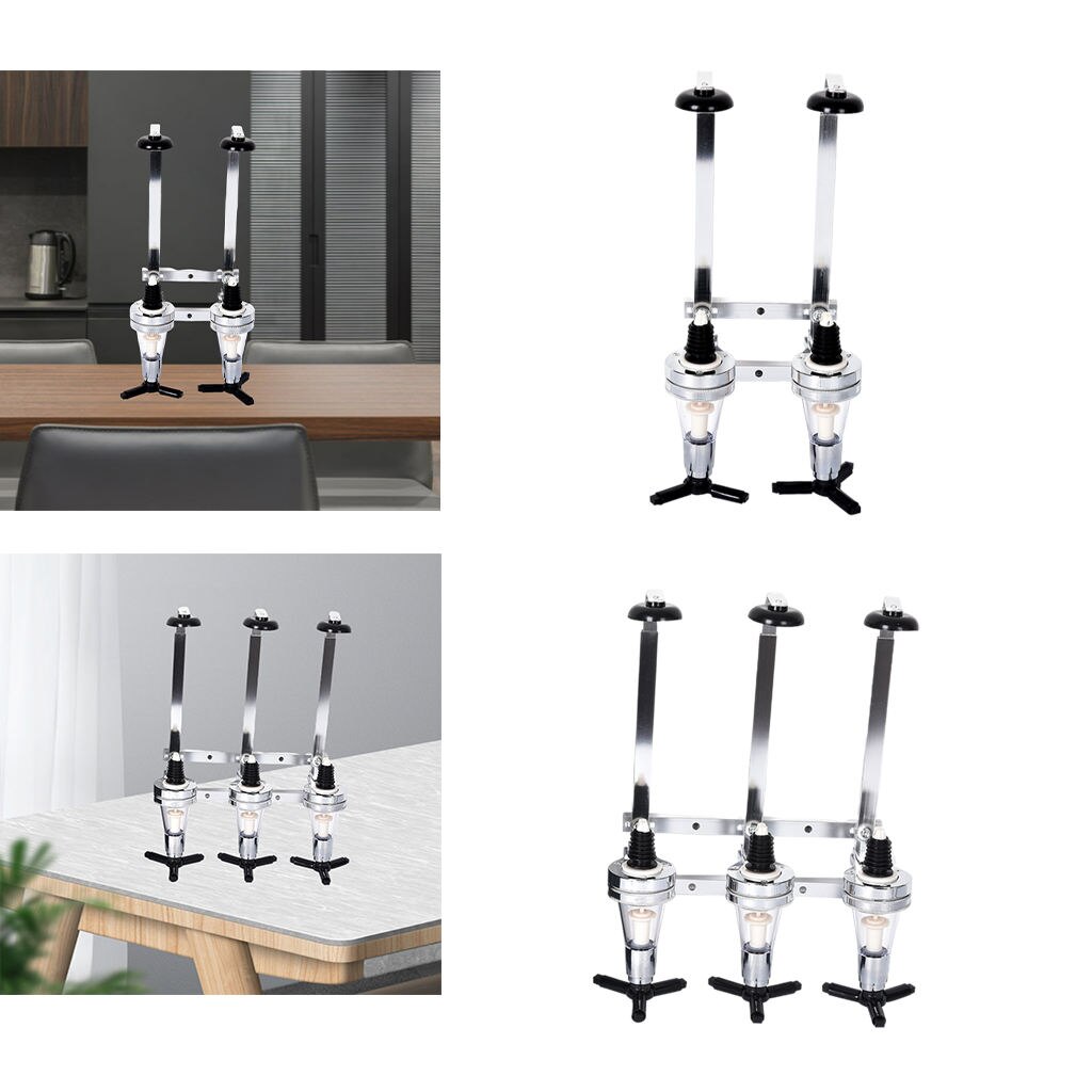 Portable Wine Dispenser Stand Wall Fixing Alcohol Cocktails Drinks Dispenser Bracket Holder Rack Station Drinkware Bar Set