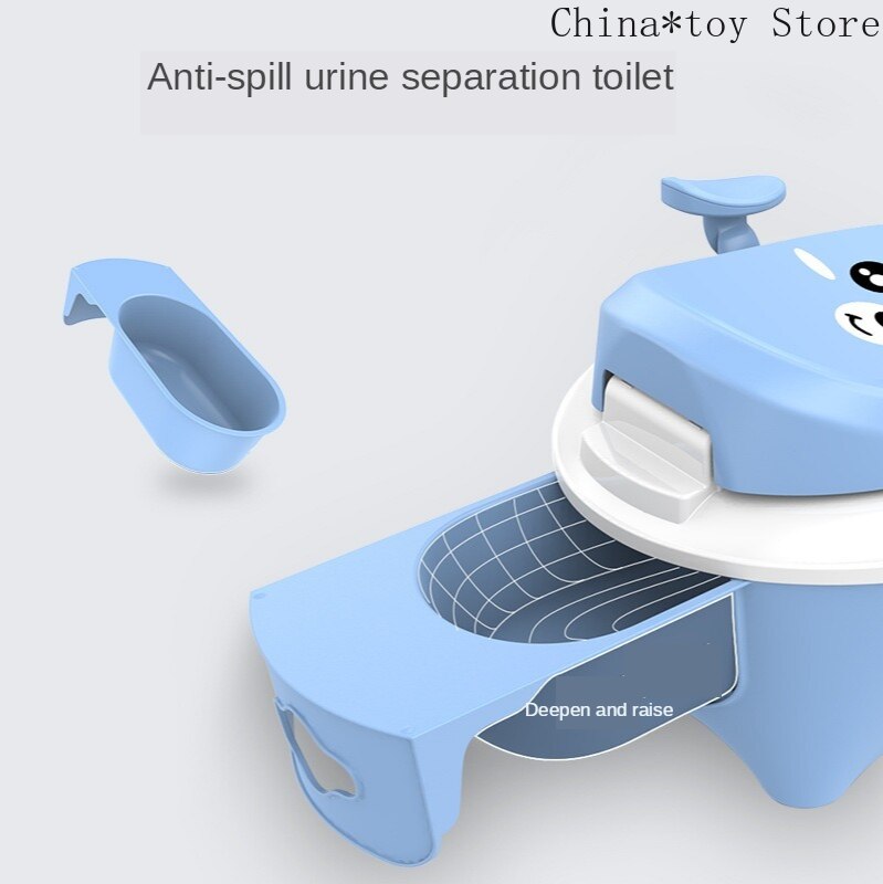 Barns söta toalett toalett pojke kvinnlig baby potta baby spädbarn stor urinal barn urin toalett toalett artefakt potty utbildning