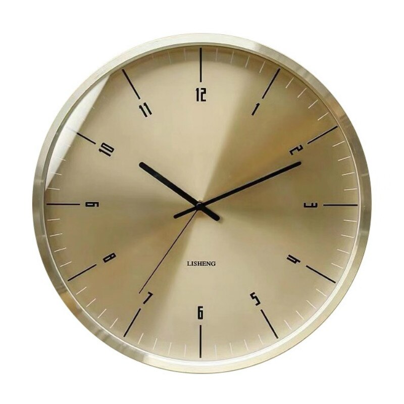 Nordic Metal Wall Clock Gold Modern Watch Home Living Room Large Luxury Clock Mechanism Secret Stash Relogio Ideas FZ572