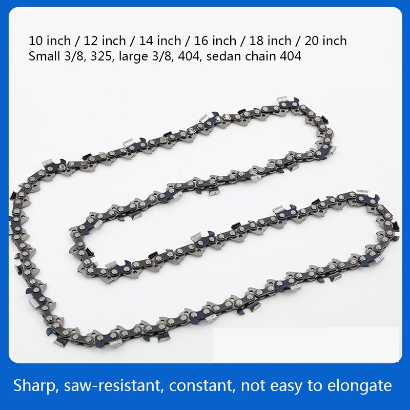 10/12/14/16/18/20 Inch Drive Link Kettingzaag Zaagketting Blade Hout Snijden Kettingzaag Deel elektrische Zagen Molen Keten Snijden Lumbers