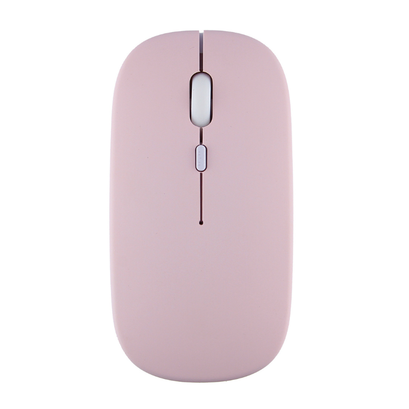 Draadloze Bluetooth-compatibele muis Draagbare ergonomische computermuizen voor laptop iPad Tablet PC Mobiele telefoon Kantoorgamingmuis: Blauw